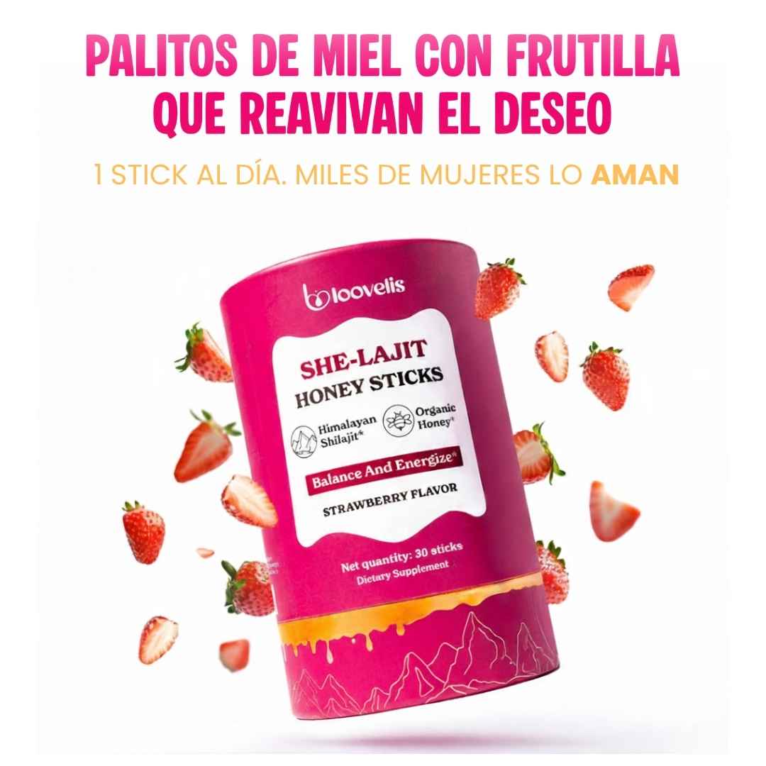 Loovelis - Sobres de Miel que potencian tu libido