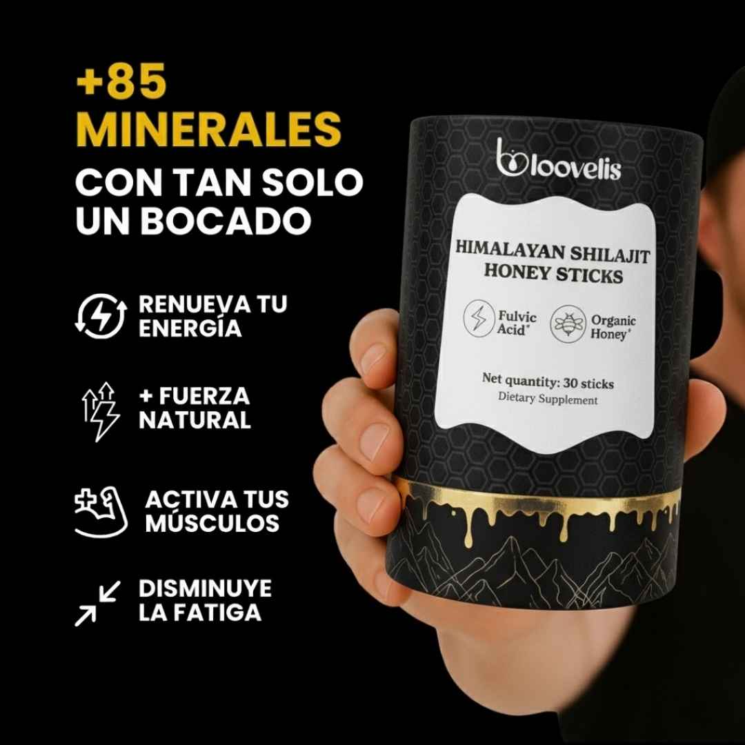 Shilajit Vital Honey - Energía Ancestral en cada sobre