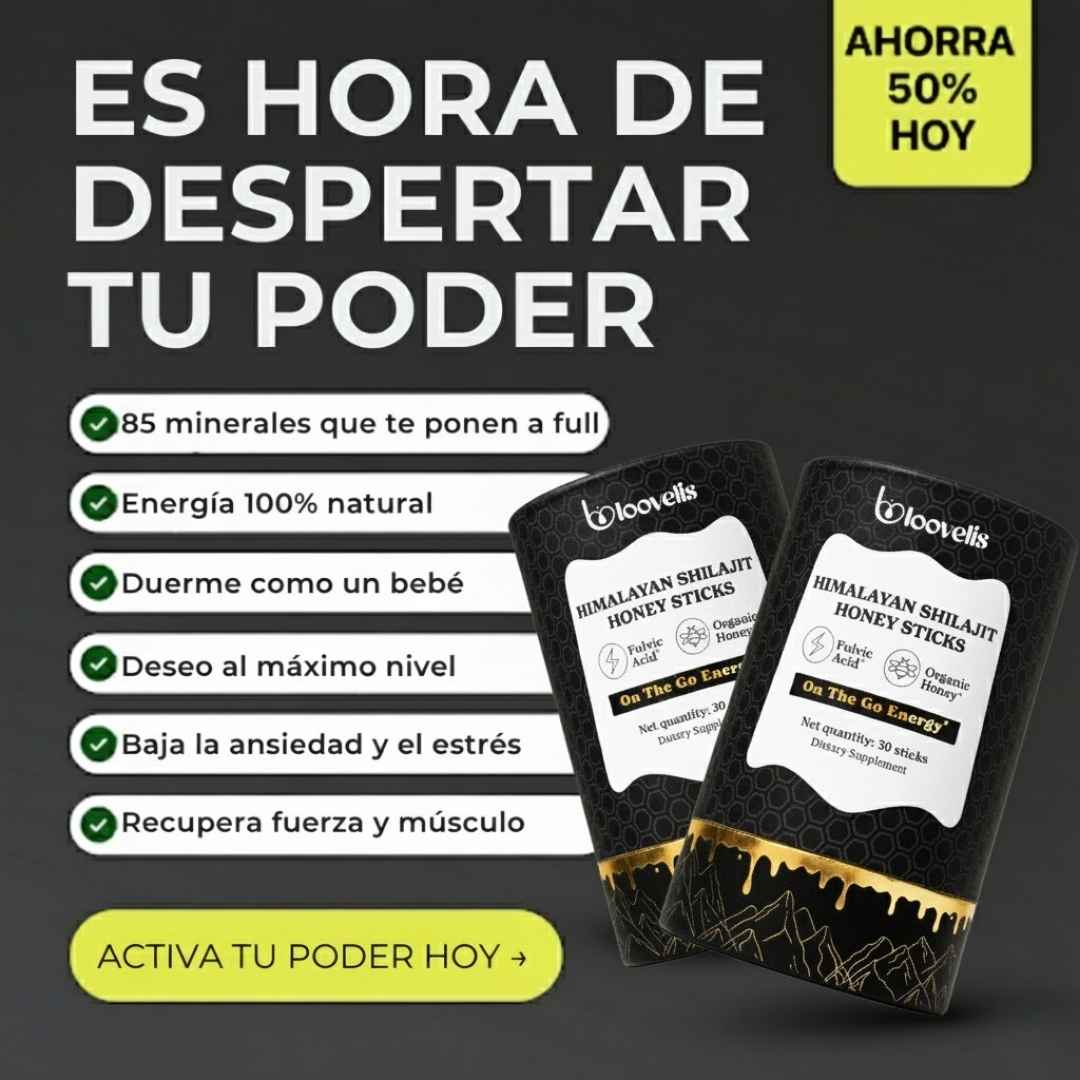 Shilajit Vital Honey - Energía Ancestral en cada sobre
