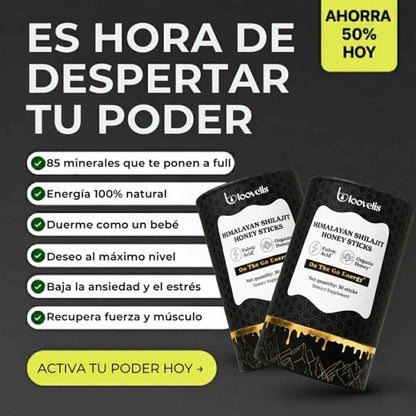 Shilajit Vital Honey - Energía Ancestral en cada sobre