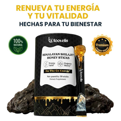 Shilajit Vital Honey - Energía Ancestral en cada sobre