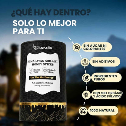 Shilajit Vital Honey - Energía Ancestral en cada sobre